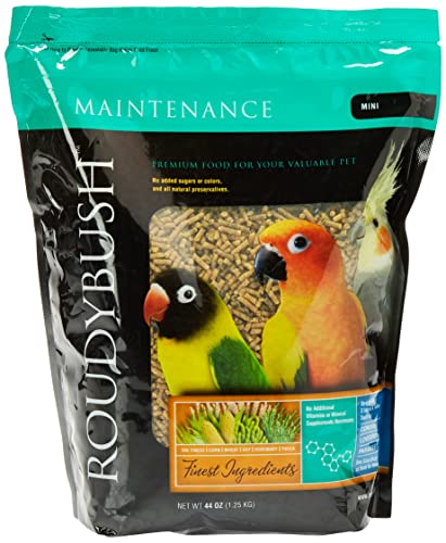 RoudyBush Daily Maintenance Bird Food, Mini, 44-Ounce